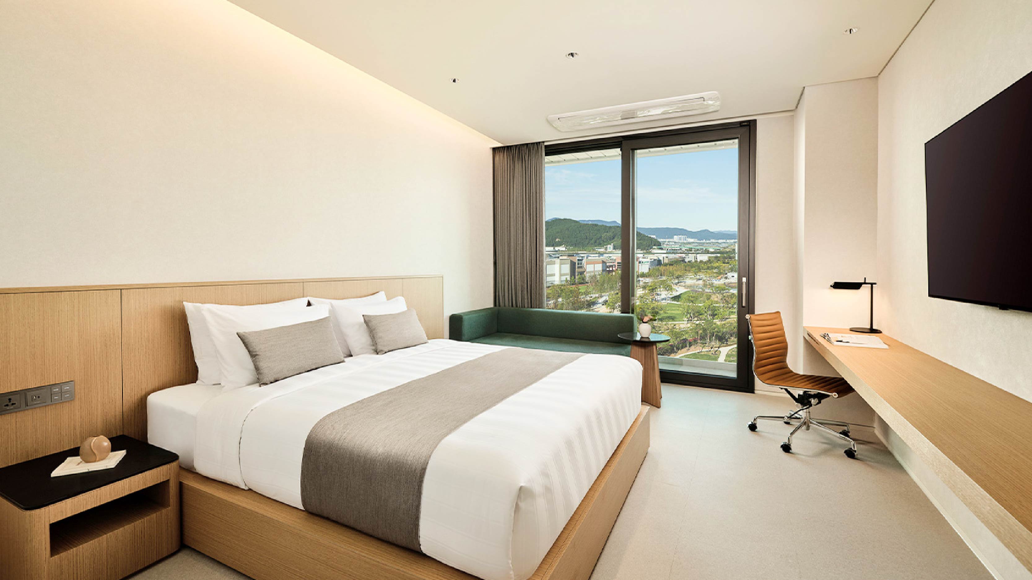 Hotel Whistlelark Jeju 客房空間